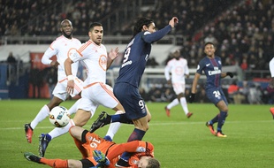 Lautoa Wesley, Delecroix Paul et Edinson Cavani le 21 décembre 2016