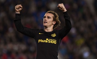 Antoine Griezmann contre l'Espanyol, le 22 avril 2017.