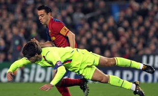 Juninho a notamment affronté le Barça de Xavi lors des 8es de finale de la Ligue des champions 2008-2009.
