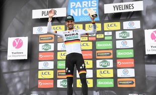 Maximilian Schachmann a remporté la première étape de Paris-Nice.