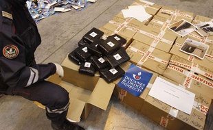 En 2011, les douanes françaises ont saisi 63% de cocaïne de plus qu'en 2010.