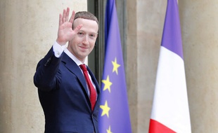 Mark Zuckerberg a été reçu à l'Elysée, la semaine dernière.