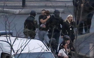 Les otages du supermarché casher de la porte de Vincennes, évacués par le 9 janvier 2015 à Paris