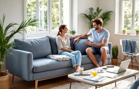 Envie d’un salon modulable sans vous ruiner ? La banquette-lit LOU gris/bleu est à seulement 249,99 € chez Conforama (-40 % aujourd’hui)
