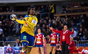 Loui Sand avec l'équipe de Suède, en 2018