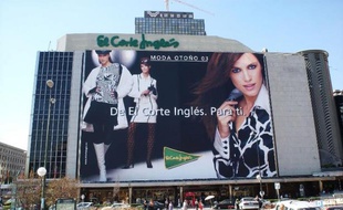 Le grand magasin Corte Ingles à Madrid le 17 septembre 2003