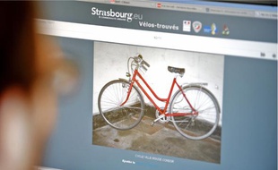 Vingt-trois vélos étaient présentés, hier, sur velos-trouves.strasbourg.eu.