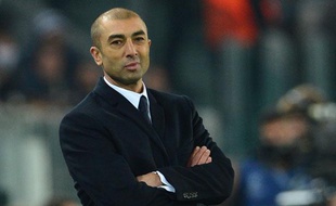Roberto Di Matteo, alors entraîneur de Chelsea, lors d'un match de Ligue des champions contre le Juventus de Turin, en novembre 2012.