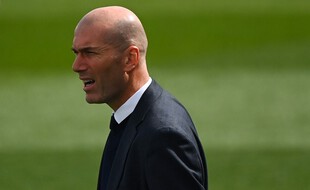 Zinedine Zidane, lors de la victoire madrilène contre Eibar samedi.