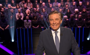 Jean-Pierre Foucault sur le plateau de «Qui veut gagner des millions ? » en janvier 2019.