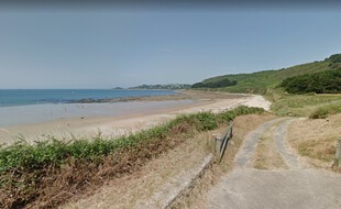 La plage de Beg-Léguer, dans les Côtes d'Armor.