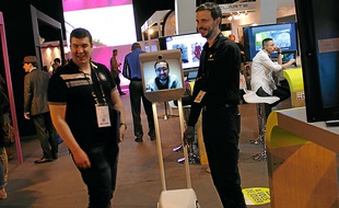 Le robot Beam a été présenté en mars au salon Innorobo à Lyon.