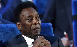 Pelé, le 1er décembre 2017 au Kremlin, lors du tirage au sort de la Coupe du monde en Russie.