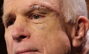 Le sénateur républicain John McCain, le 27 juillet 2017.