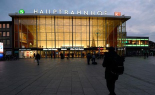 La gare ferroviaire de Cologne, dans l'ouest de l'Allemagne le 7 janvier 2016