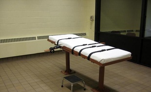Une chambre d'exécution à la prison de Lucasville, dans l'Ohio, le 30 novembre 2009