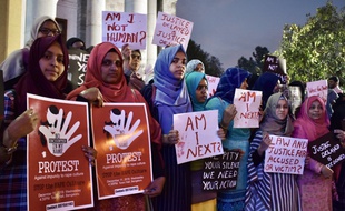 Des manifestations contre les violences sexuelles et les viols à Bangalore en Inde, le 11 décembre 2019.