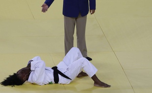 Priscilla Gneto après sa défaite à Rio, le 7 août 2016