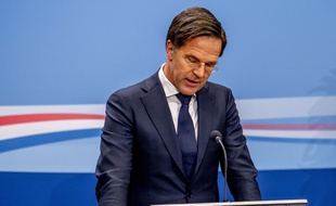 Mark Rutte, le chef de gouvernement libéral des Pays-Bas, démissionnaire. (archives)