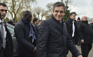 François Fillon en déplacement à Tourcoing le 17 fevrier.