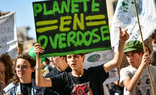 A Bordeaux, le 20 septembre, des jeunes de «Youth for climate» manifestent pour le climat