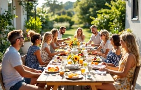 Besoin de recevoir toute la famille sur la terrasse ? Cette table de jardin extensible est à 359 € chez Leroy Merlin (au lieu de 439 €)