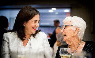 Annastacia Palaszczuk, première ministre de l'Etat australien du Queensland, à une réception le 4 novembre 2016.