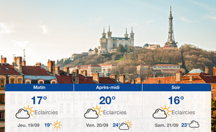 Météo Lyon: Prévisions du mercredi 18 septembre 2019