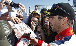 Sébastien Loeb n'a pas déçu ses fans lors du Rallye de France, le 3 octobre 2010.