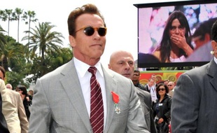Arnold Schwarzenegger à la 48e édition du MIPTV à Cannes, le 4 avril 2011