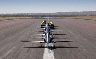 Boeing a fait s’envoler un escadron de jets autonomes