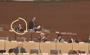 David Rachline, sur les bancs du conseil régional Nord-Pas-de-Calais en décembre 2010