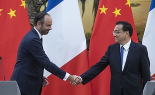 Edouard Philippe et son homologue chinois Li Keqiang ont conclu un accord, le 25 juin 2018.