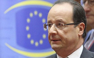 François Hollande au sommet de l'UE, Bruxelles, le 14 décembre 2012
