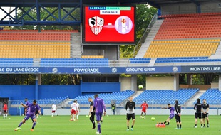 Après une folle semaine à cause des violences de supporters ajacciens, les Corses ont reçu le TFC à… Montpellier devant des tribunes vides;