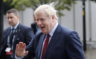Boris Johnson à Manchester, le 1er octobre 2019.