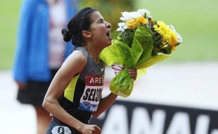 L'athlète marocaine Mariem Alaoui Selsouli est privée des jeux Olympiques de Londres (27 juillet/12 août), dont elle était une des favorites du 1500 m, après avoir été contrôlée positive à un diurétique début juillet, a indiqué lundi une source proche du dossier.