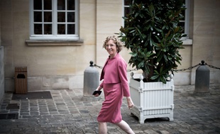 La ministre du Travail Muriel Pénicaud le 25 juillet 2017 à l'hôtel Matignon, à Paris.