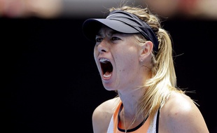 Maria Sharapova à l'Open d'Australie, le 26 janvier 2016.