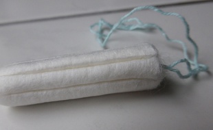 Illustration d'un tampon hygiénique.