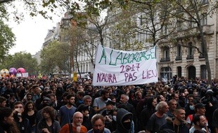 Manifestation contre la loi Travail à Paris, le 15 septembre 2016.