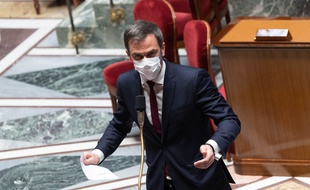 Olivier Véran, ministre de la Santé à l'Assemblée nationale le 1er avril 2021. (Illustration)