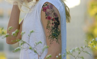 Un tatouage temporaire par le site américain Momentary Ink.