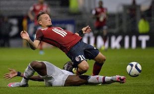 Bathéac et Lille sont en plein doute. AFP PHOTO / ROMAIN LAFABREGUE