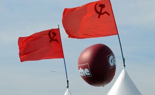 Le 11 septembre 2009 à La Courneuve, au premier jour de la «Fête de l'Huma» du Parti communiste français.