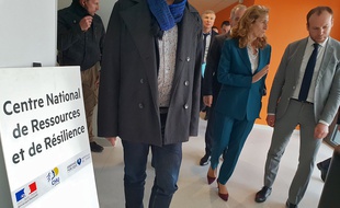 La ministre de la Justice, Nicole Belloubet, au CNRR de Lille.