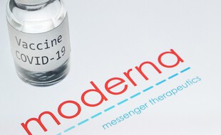 Photo d'illustration du vaccin de Moderna.