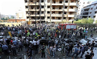 Attentat à Beyrouth, au Liban, le 19 novembre 2013.