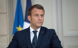 Emmanuel Macron à l'Elysée le 27 septembre 2020.