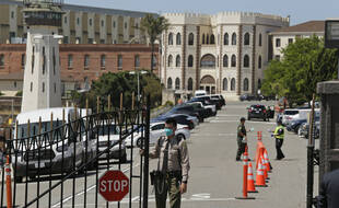 La prison de San Quentin en Californie (illustration).